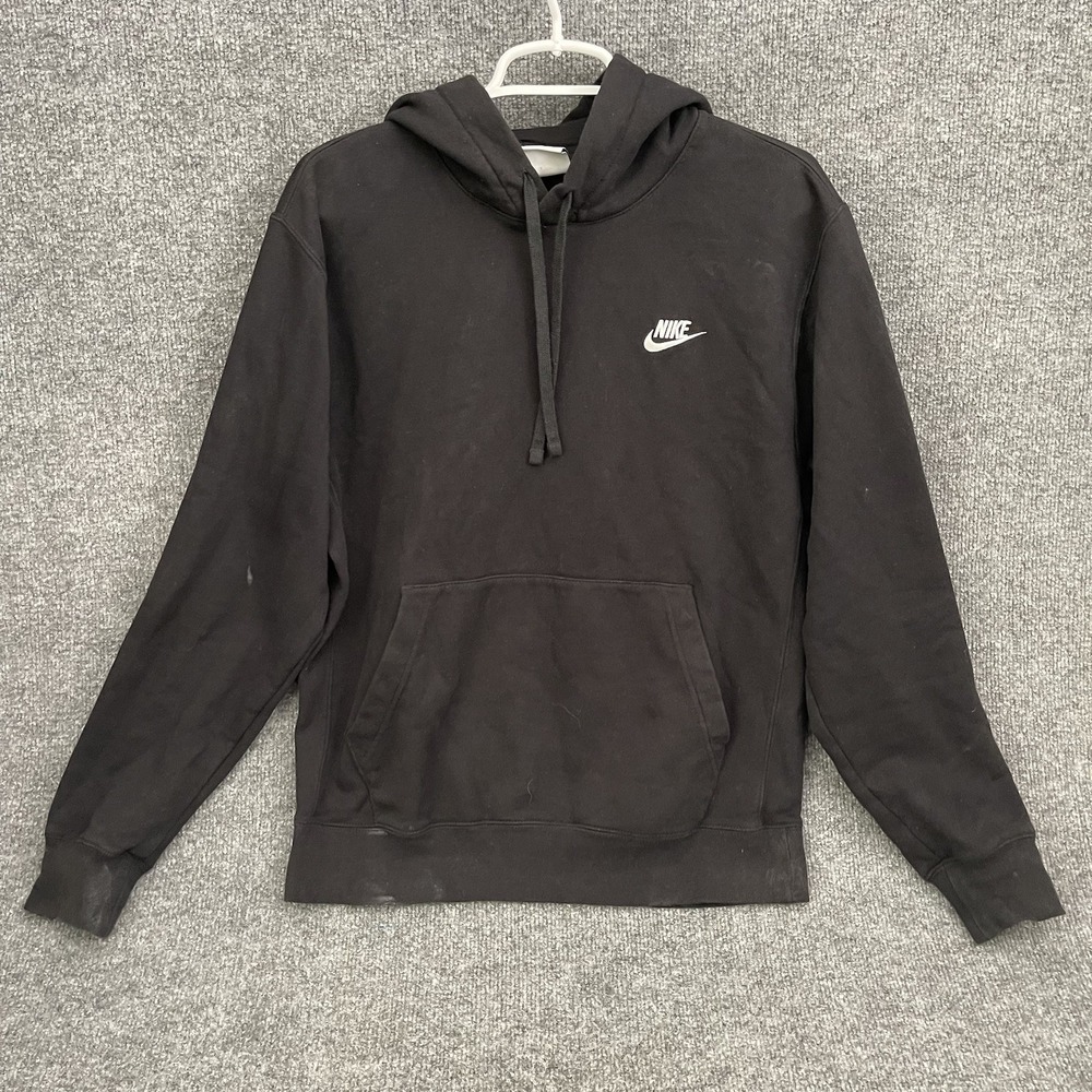 Nike Sportswear Fleece Hoodie Men's Sz S BV2654-010 Activewear Classic Black
